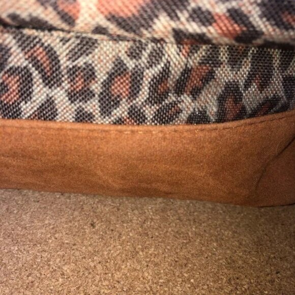 Salemi-pac Animal Print Backpack Pockets Zipper Padded SuedeLike 16x16” - Picture 4 of 10